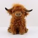 thumbnail image 1 of 26 cm, vaca de las Tierras Altas, peluche de vaca de Escocia, 1 of 5