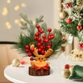 thumbnail image 5 of Small Christmas Tree Skinny Christmas Tree Made Of PVC Material For Christmas Decoration Scene Arrangement And Decoration For Party Supplies Indoor Home Decorations, 5 of 6