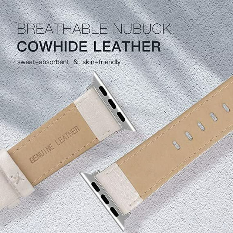 SWEES Leather Bands Compatible with Apple Watch Bands 42mm 44mm