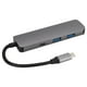 thumbnail image 1 of Usb-C A Tipo-C Usb3.0 Adaptador Convertidor Hdmi Compatibilidad Con Concentrador 3840X2160 / 30Hz (Gris) 4 En 1 Sweethay EL008015-00, 1 of 6
