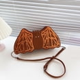 thumbnail image 3 of Bolso de hombro de cuero informal Cartera de vacaciones Gran capacidad Satchels Bolso de trabajo Bolsos para axilas Bolsa de Forma Marrón Salvador Monedero de hombro, 3 of 6