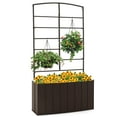 thumbnail image 1 of Costway Outdoor Metal Raised Garden Bed Planter Box Container for Flower Climbing Plants, 1 of 9