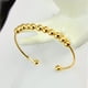 thumbnail image 4 of Brazalete para mujer, regalos para mujer, nueva joyería de moda, pulsera de cuentas de transporte de oro para mujer, pulsera de oro, 4 of 4