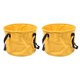 thumbnail image 1 of 2 Pedazos Cubo Portador de Agua Resistente a Agua Plegable Contenedor de Alimentos para Pesca, Senderismo 30L Baoblaze Lavabo multifuncional, 1 of 8