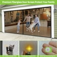 thumbnail image 6 of ROMUCHE Magnetic Garage Door Screen for Double Garage Doors 16x7FT Reinforced Fiberglass Door Screen Stronger 4.65LB High Energy Magnets Hands Free Magnetic Screen Door, 6 of 9