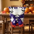 thumbnail image 7 of Cute Ghost Pumpkin Bat Spider Web Halloween Chair Cover, Washable Decorative Chair Cover for Family Kitchen Halloween Table Party Ornament, 7 of 7