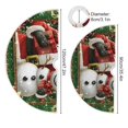 thumbnail image 5 of Yayeee Christmas Tree Skirt 35 inches for Xmas Tree Holiday Party Decoration, Christmas Santa Snowman Pattern, 5 of 6