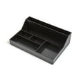 thumbnail image 3 of Staples TRU RED 6-Compartment Plastic Desktop Organizer Black  3/Pack TR55259-CCVS, 3 of 3