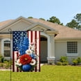 thumbnail image 2 of Amhnf American Flag Floral Garden Flag For Home Outdoor Garden Yard Decor 12x18 inch, 2 of 5