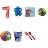 Super Mario Brothers Party Supplies Party Pack For 32 With Red #7 Balloon