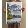 thumbnail image 4 of Lassen Volcanic National Park Vintage Travel Poster / Postcard WPA Style Retro California, 4 of 4