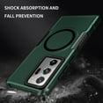 thumbnail image 3 of Magnetic Case for Galaxy Note 20 Ultra Case[Compatible with Magsafe] Heavy Duty Hybrid Sturdy High Impact Bumper Shockproof Protective Cover Phone Case for Samsung Galaxy Note 20 Ultra Green, 3 of 16
