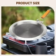 thumbnail image 6 of harayaa Stainless Steel Crepe Pan Skillet Induction Compatible Indoor Outdoor Grilling Foldable Handle BBQ Grill Cookware Pancake Pan 34cm, 6 of 6