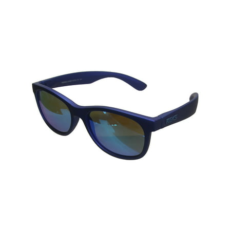 Reks Optics Seafarer Polarized Golf Sunglasses, Blue Frame/Blue Mirror Lens