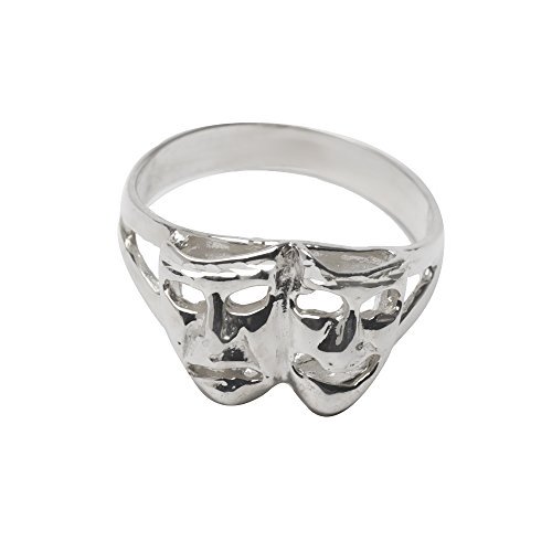 Sterling Silver Comedy Tragedy Ring