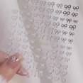 thumbnail image 1 of 1 Uds. Pegatinas degradadas para decoración de uñas de línea francesa, plantilla de diseño deslizante autoadhesivo en blanco y negro, guías de manicura para decoración de uñas DIY, 1 of 7