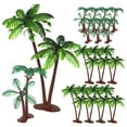 thumbnail image 3 of 16 Uds. Adornos de árbol para cupcakes, adornos tropicales para pasteles, adornos para pasteles de árbol de coco, miniárboles, adornos para cupcakes, decoración de pasteles hawaianos, 3 of 7