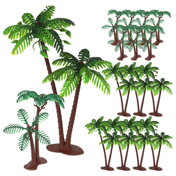 FRCOLOR  16 Pcs Mini Trees for Crafts Moss Landscape Decoration Green Decorating