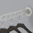 thumbnail image 1 of Tendedero Plegable de Acero Inoxidable | Tendedero Telescópico de Pared | Diseño de Cinco Agujeros Que Ahorra Espacio | Ideal para Interiores, Balcones, Baños y Lavanderías, 1 of 6