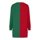 thumbnail image 4 of WILLBEST Sudadera Informal de Mujer con Estampado Navideño Interesante En Bloques de Color Verde y Rojo, Cuello Redondo, Manga Larga y Sin Capucha X-Grande, 4 of 4