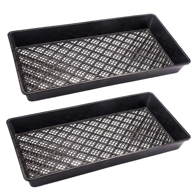 Plástico Para Plántulas, Iniciadores De Semillas, Bandejas De Cultivo, Fondo De Malla Para Microgreens, Bloques De Suelo, Hierba De Trigo 2 Uds. Bandeja Scienceny HA030735-00