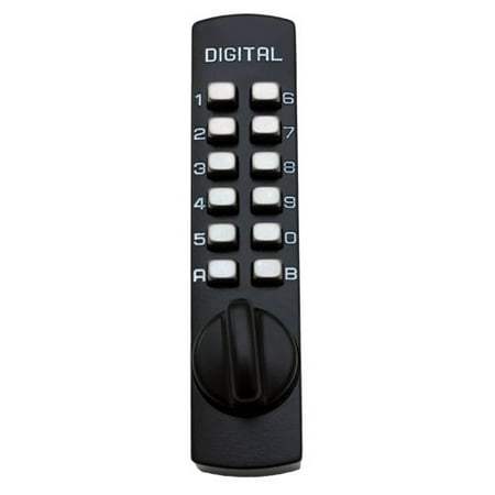 UPC 831469000153 product image for Lockey C-120-JB Surface Mount Slide Deadbolt Jet Black | upcitemdb.com