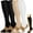 Black+Skin+White, variant on (4 Pairs) FORIEVIC Compression Socks Knee High 20-30mmHg Graduated Support Mens Womens S-XXL