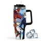 thumbnail image 1 of NEON GENESIS EVANGELION Vaso aislado de acero inoxidable con asa, diseño temático, regalo para familia, amigos y fans; incluye pajita y encaja en el portavasos estándar, 40 oz, 1 of 6