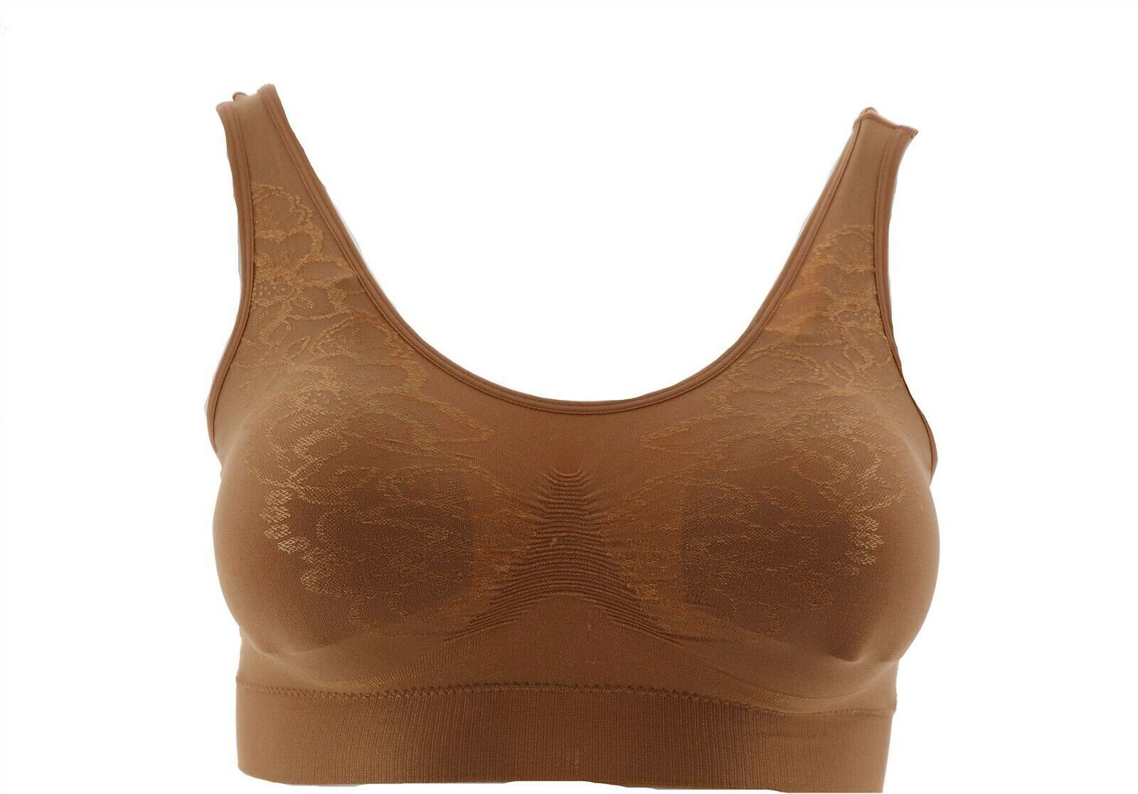 Rhonda Shear Rhonda Shear 3Pc Jacquard Ahh Bra Removable Pads Women's