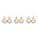 thumbnail image 5 of Pendientes de Gota de Agua Sonducket 2 uds. Moda Simple para Mujer Colorido, 5 of 6