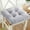 Gray-GY-home supplies, variant on LEFTHIGH Home Winter Thickened Non-Slip Chair Cushion 38cm Flock Warm Seat Pad for Student Stool Car Booster Tatami Chair Foam Support Teen Girl Gifts