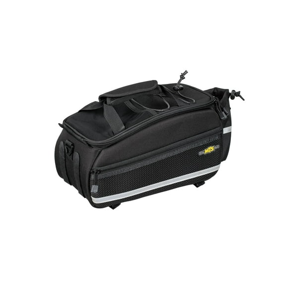 Topeak MTS TrunkBag EX 2.0 Water Resistant Cycle Trunk Bag with expandable pannier sides, attac