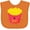 Orange, variant on Inktastic Cute Kawaii French Fries Boys or Girls Baby Bib