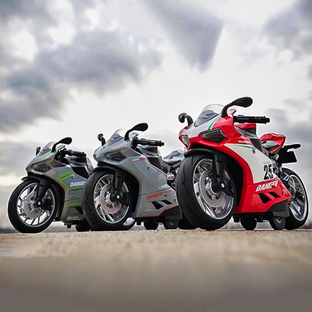 Neinkie 1:12 Auto Toy Exquisite Workmanship Wear-resistant Alloy Ducati Motorcycle Model Toy for Boy