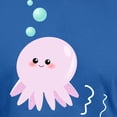 thumbnail image 3 of CafePress - Cute Pink Octopus T Shirt - Men's Fitted T-Shirt, 3 of 4