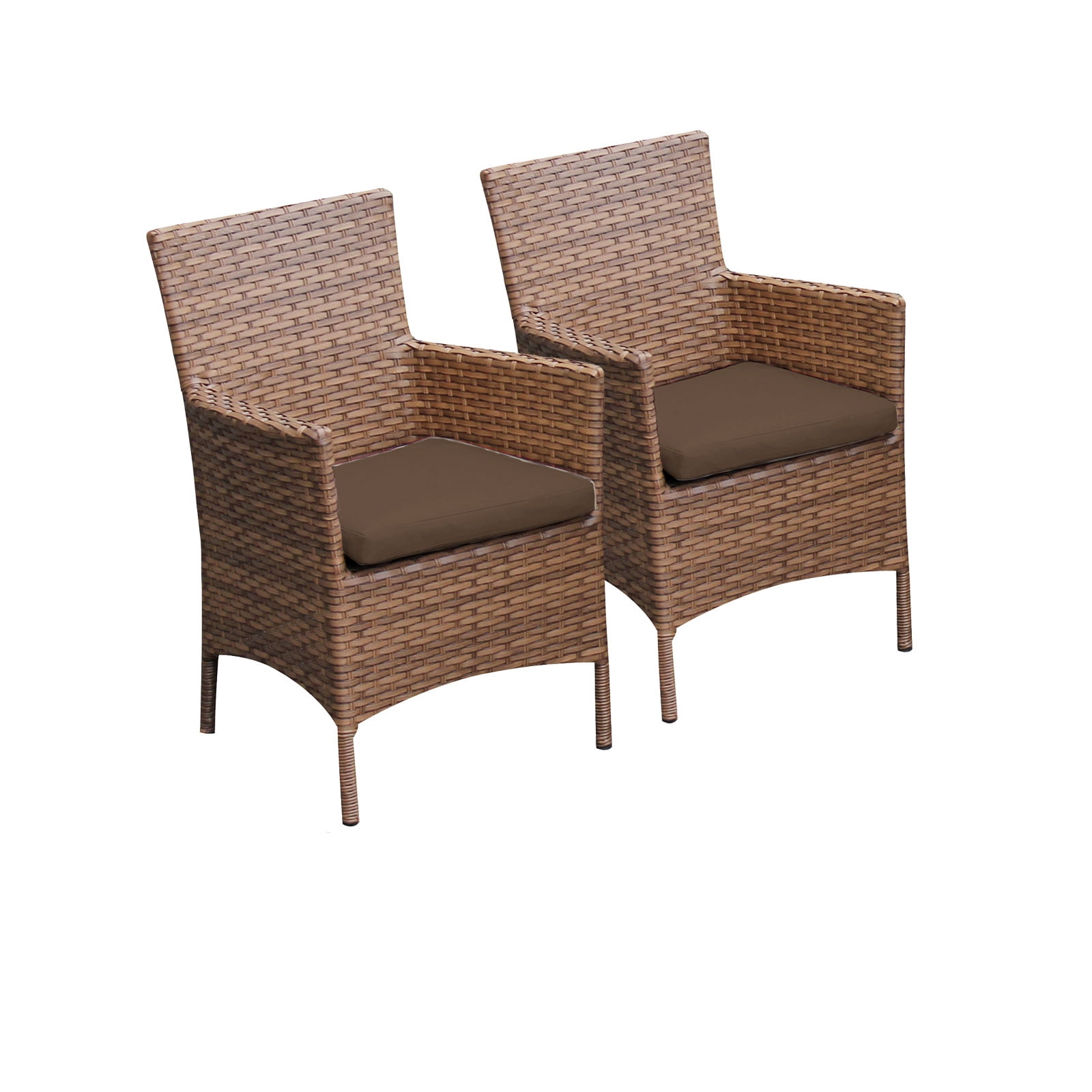 2 Tuscan Dining Chairs With Arms