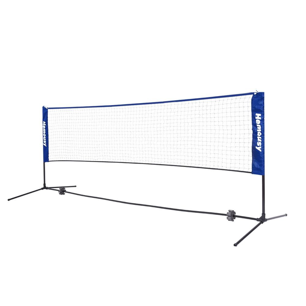 20 Ft Portable Training Beach Volleyball Badminton Tennis Net With 
