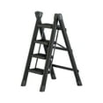 thumbnail image 1 of Folding Ladder Space Saving Non Slip Thickened Foldable Black Folding Step Stool Four layers, 1 of 8