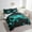 Teal Black, variant on Gamer Comforter , Gaming Fitted Sheet Twin Size Gamer Decor Bedroom, Video Games Gamepad Flat Sheet Neon Geometry Square Pillow Cases Red Black Throw Pillow Covers