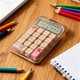 thumbnail image 5 of High appearance portable Transpicuous shell Capibala small sugar calculator White, 5 of 5