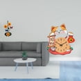 thumbnail image 2 of Soporte de papel higiénico,Porta toallas de papel de encimera,Reloj de pared,Reloj de pared silencioso para amantes de los gatos,Bonito reloj de pared para dormitorios infantiles., 2 of 8