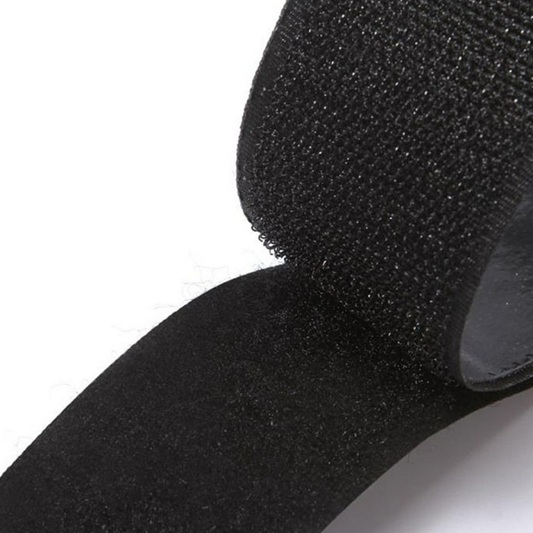 3FT Nylon Velcro Roll Double Sided Black Adhesive Strong Self-Adhesive Hook  and Loop Tape Roll Sticky Back Strip Velcro Tape