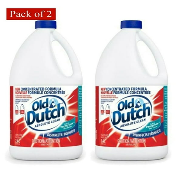 Old Dutch Eau de Javel Désinfectante 2,4l (Lot de 2)
