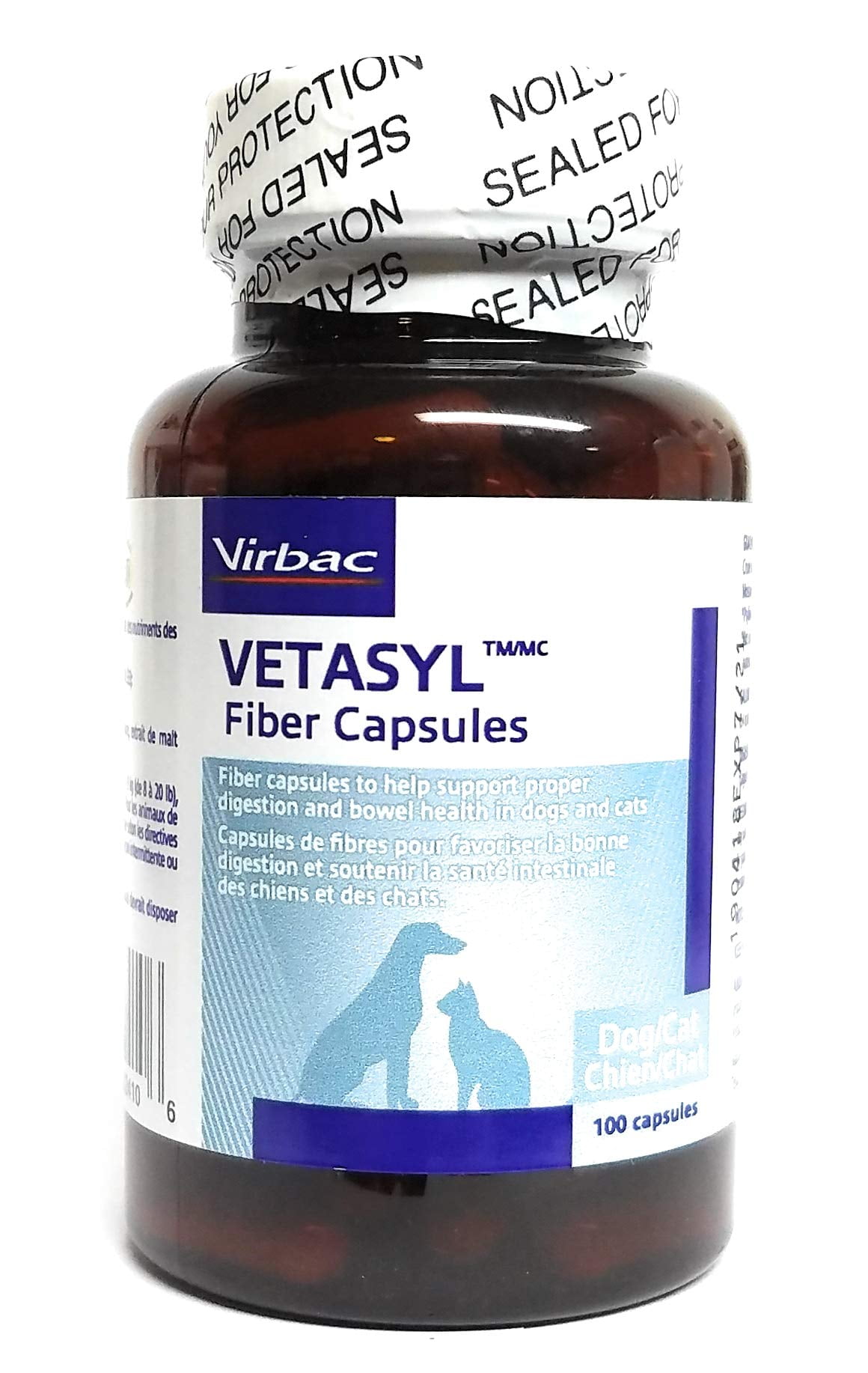 Virbac Vetasyl Fiber Supplement (100 Capsules), Oral