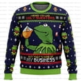 thumbnail image 2 of Suéter navideño feo de la rana Gustavo, sudadera con capucha de dibujos animados de anime para mujer y hombre, novedad de 2025, 2 of 4