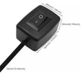 thumbnail image 3 of Matsuzay Interruptor basculante para coche, Control de encendido/apagado, palanca Rectangular para barco automático, accesorio de botón de modificación Electrónica miscelánea, 3 of 6