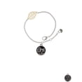 thumbnail image 2 of Delight Jewelry Silvertone Nurse Caduceus Seal - LPN - Goldtone Leaf Delicate Bracelet, 6.25+1.75", 2 of 4