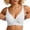 White, variant on Women Deep V Bras No Underwire, Supportive Jelly Bras for Women Push Up Wireless, Bralettes Plunge Seamless Bra Coffee XXXL