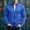 Blue, variant on Ytobaz Track Jacket for Men Full Zip Casual Stand Collar Athletic Sweatsuit Coat Lightweight Activewear Outerwear with Pockets for Gym Running Sports Workout