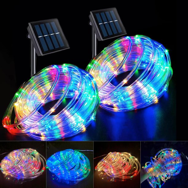 Cuerda de Luces Solares EaseSolies 10 metros 200 LED 8 Modos Impermeable